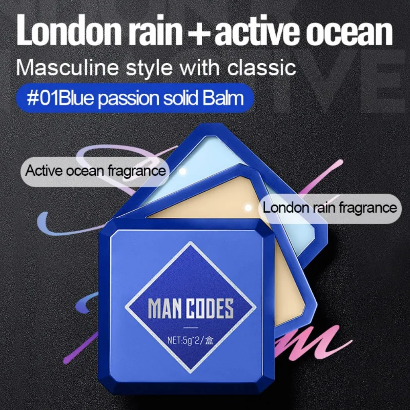 Твердый парфюм без спирта для мужчин волшебный бальзам железный ящик легко