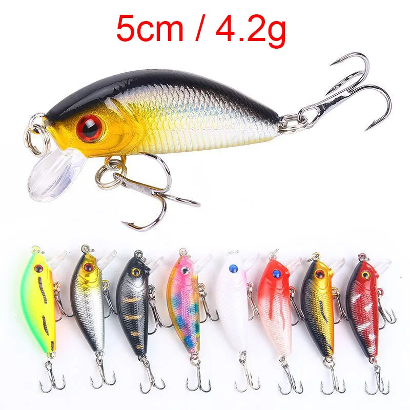 Рыболовная Приманка 5 см 4 2 г искусственная жесткая рукоятка приманка Topwater воблер
