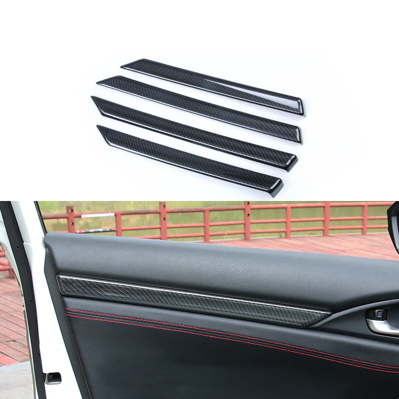 Lsrtw2017 Авто Стайлинг автомобиля двери внутри отделки края для Хонда цивик 2016 2017 2018