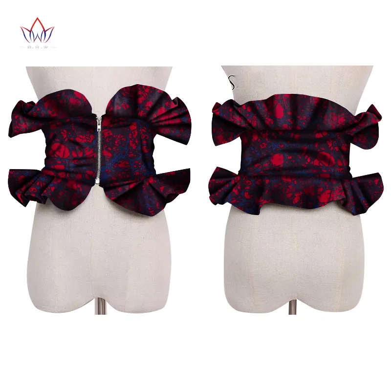 Женская юбка с баской разноцветная Африканским принтом Оби и Анкара Подарочный