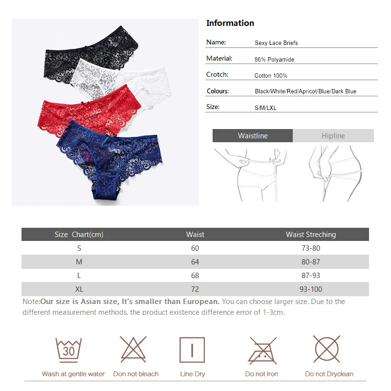 DULASI Sexy Mid-rise Women Underwear Best Selling High-end Lace Girl Briefs 4pcs | Женская одежда