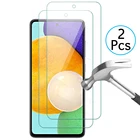 2 шт. защитное закаленное стекло на экран для Samsung Galaxy A52 A72 A32 A42 A12 A02 A02s 5g 4g 52 защитная пленка HD щит Sklo свет полное покрытие