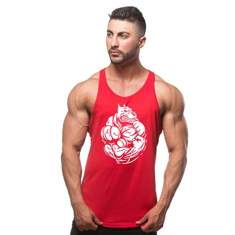 

Brand clothing bodybuilding hoodies shirts fitness men's vests muscle vests threaded undershirts do work vests