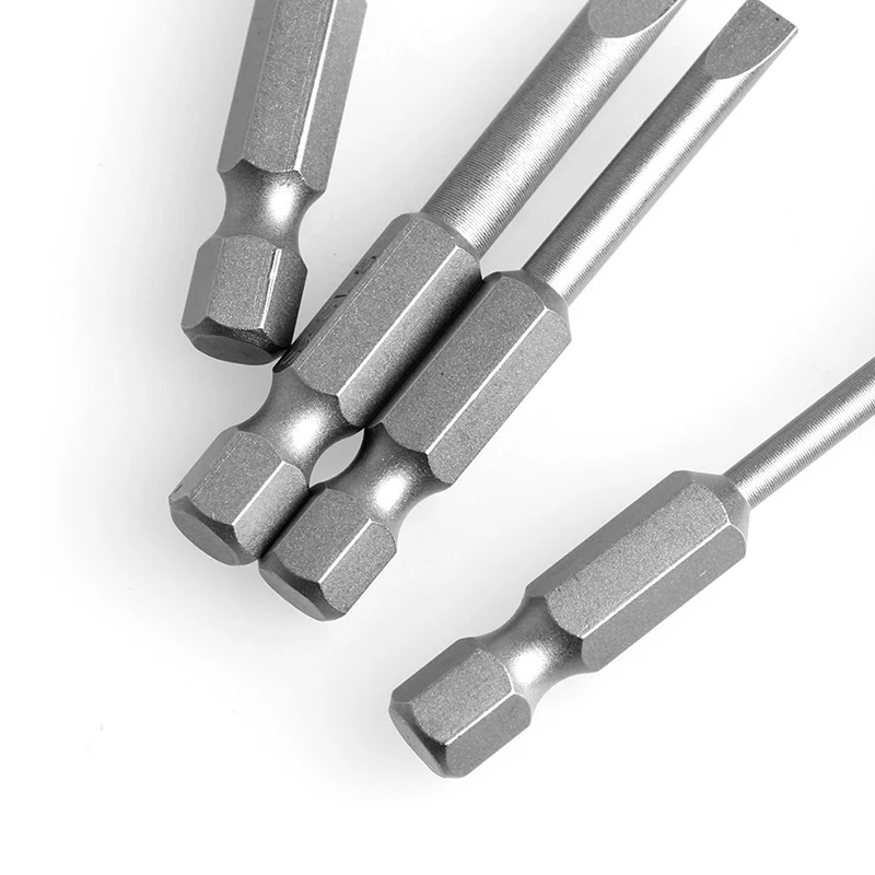 

New 6Pcs 50mm 2.0-6.0mm Flat Head Slotted Tip Screwdrivers Bits