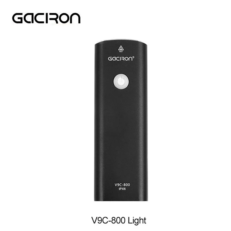800LM GACIRON 400/600/800/1000/1600/1800 Люмен USB Перезаряжаемые велосипед светодиодный головной светильник велосипед передний Фонарь велосипедный светодиодный Водонепроницаемый светильник - Цвет: 800LM
