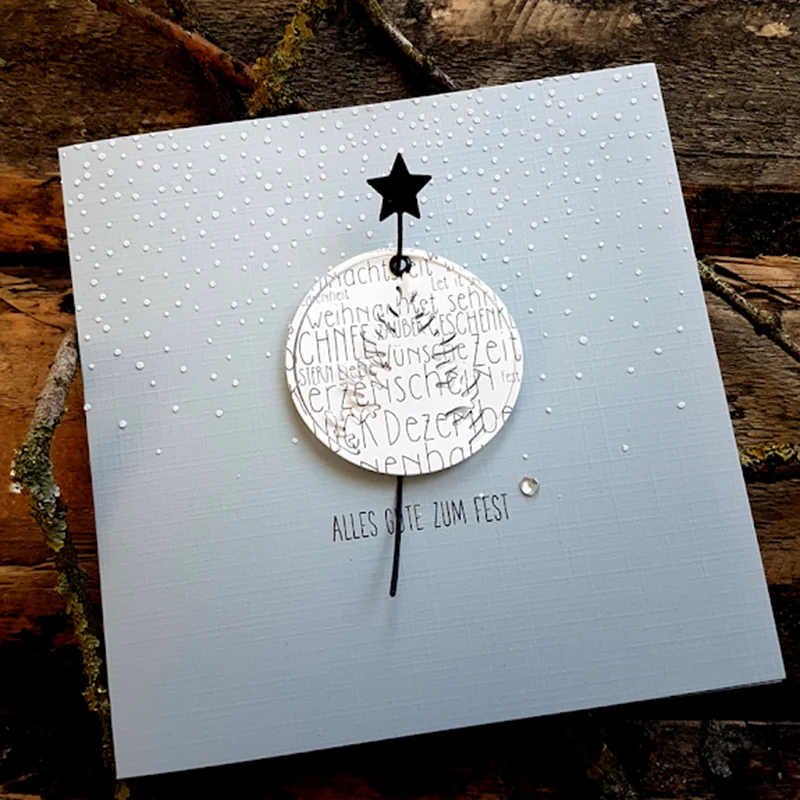 Металлические штампы для вырезания рождественской елки форма украшения