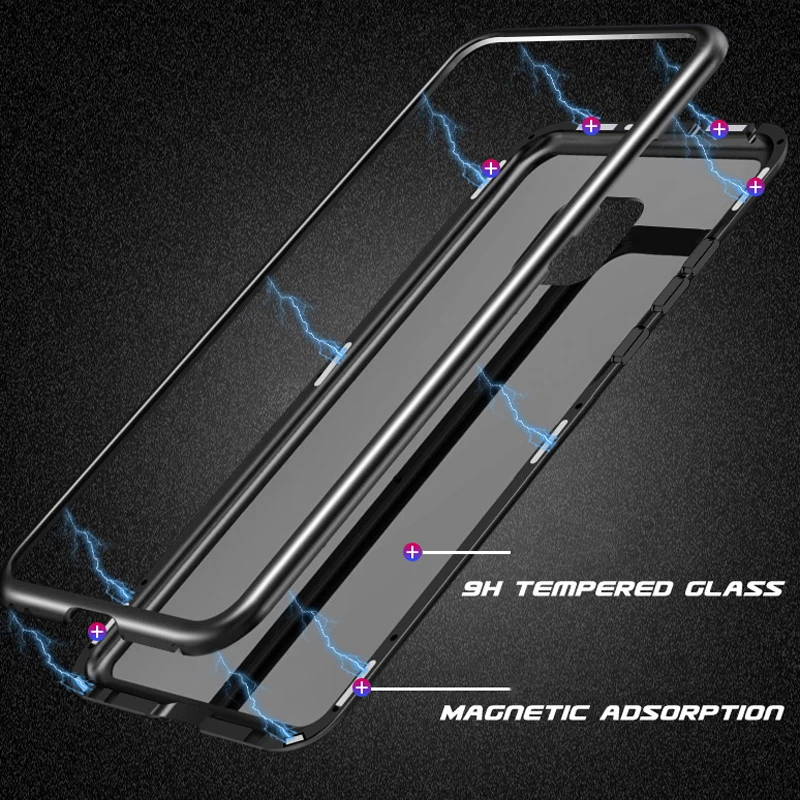 Metal Magnetic Case For Huawei Mate 30 20 20X 10 Pro Lite P30 P20 Honor 8X Nova 3 3e 4e 5i Y5 Y9 Y6 Y7 |