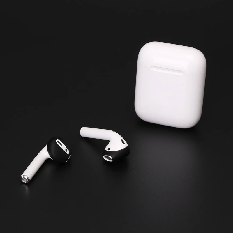 2 пары супертонких силиконовых наушников чехол для обновленный Apple Airpods iPhone 8 7 6 6S
