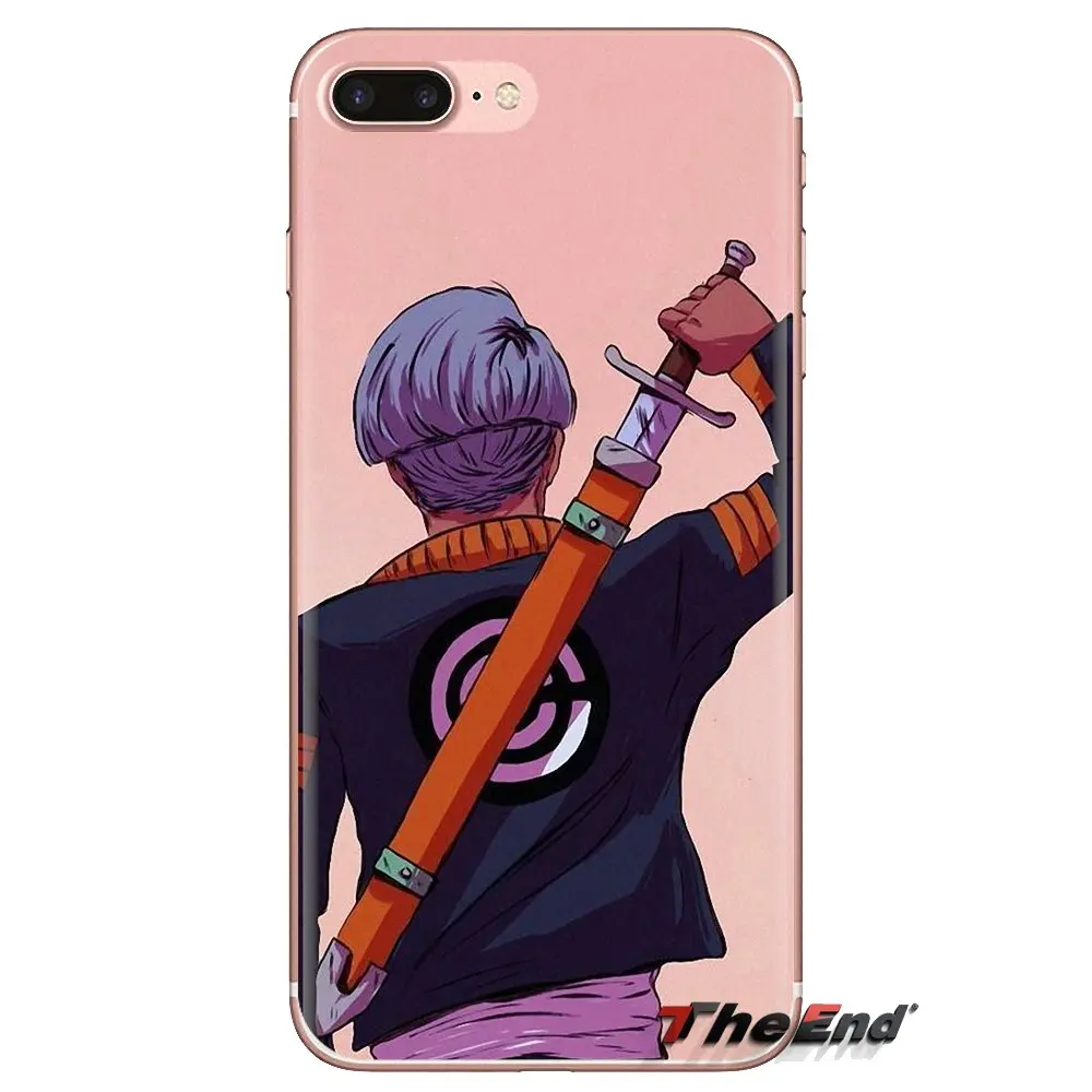 Для samsung Galaxy S2 S3 S4 S5 MINI S6 S7 edge S8 S9 Plus Note 2 3 4 5 8 Coque Fundas Dragon Ball z fondos trunks силиконовый
