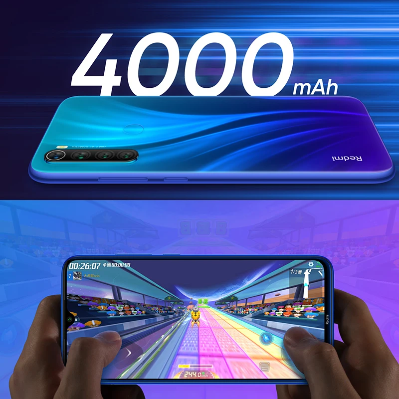 Мобильный телефон Xiaomi Redmi Note 8 с глобальной версией 3 ГБ 32 Смартфон Snapdragon 665 48мп