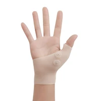 1pc silicone compression glove single magnetic therapy glove wrist support brace with thumb hole for arthritis pain relief