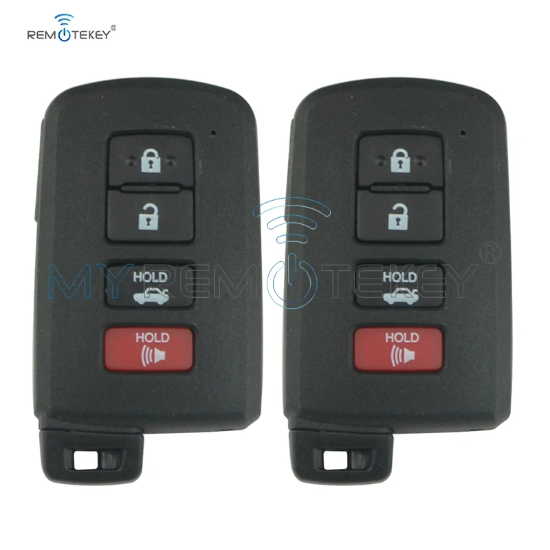 Чехол для смарт ключей Remtekey 2 шт. 4 кнопки HYQ14FBA Toyota Avalon Camry Corolla 2012 2013 2014 2015 remtekey|Ключ