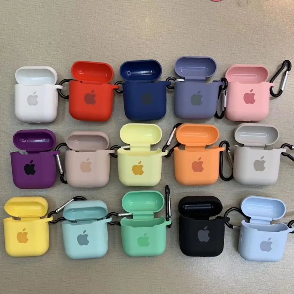 Силиконовый чехол s для Airpods1 2nd роскошный защитный наушников Apple Airpods 1 & 2