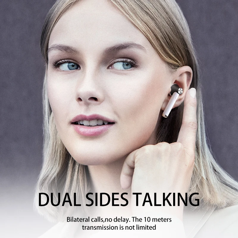 Беспроводные наушники-вкладыши 9D TWS 5 0 стереонаушники Bluetooth с двойным микрофоном