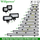 Авто 9, 12, 14, 18, 20, 23, 25, 28, 36, 44 дюйма, светодиодсветильник фара для джипа, грузовика 4x4, UTV, квадроцикла, трактора, внедорожника, 6,5 дюйма, 4 дюйма, прожсветильник Тор, противотуманная фара