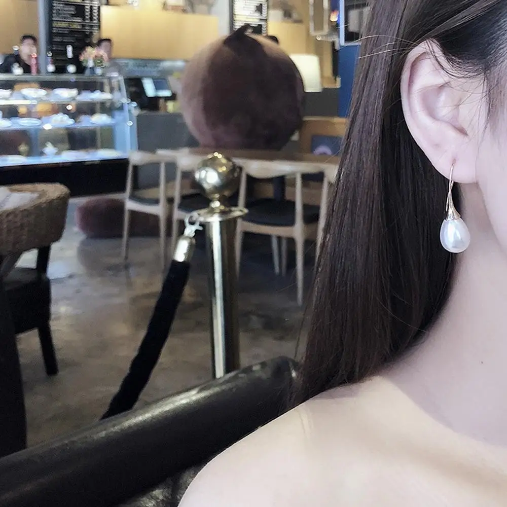 Модные длинные жемчужные серьги в стиле ретро барокко элегантные креативные