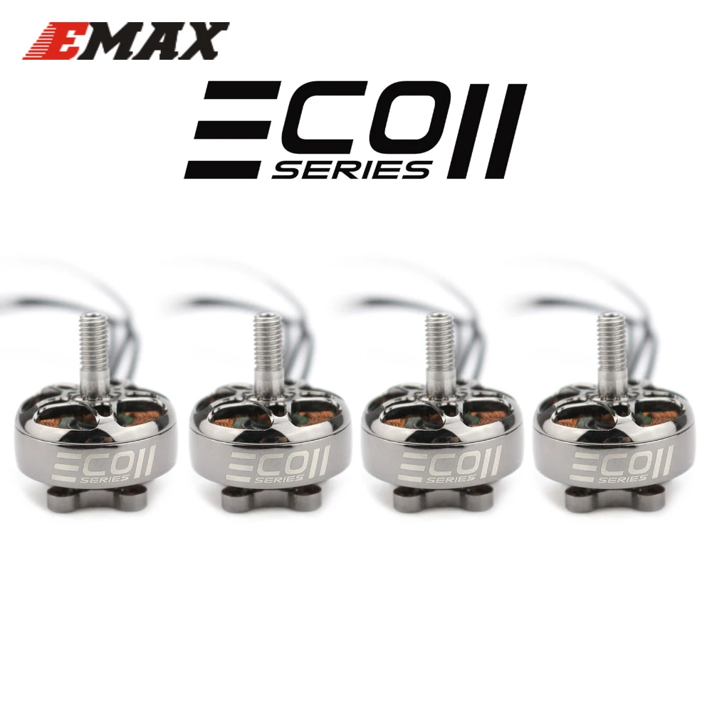 

Good Quality 4PCS EMAX ECO II Series 2306 Motor 6S 1700KV/1900KV 4S 2400KV Brushless Motor for FPV Racing RC Drone