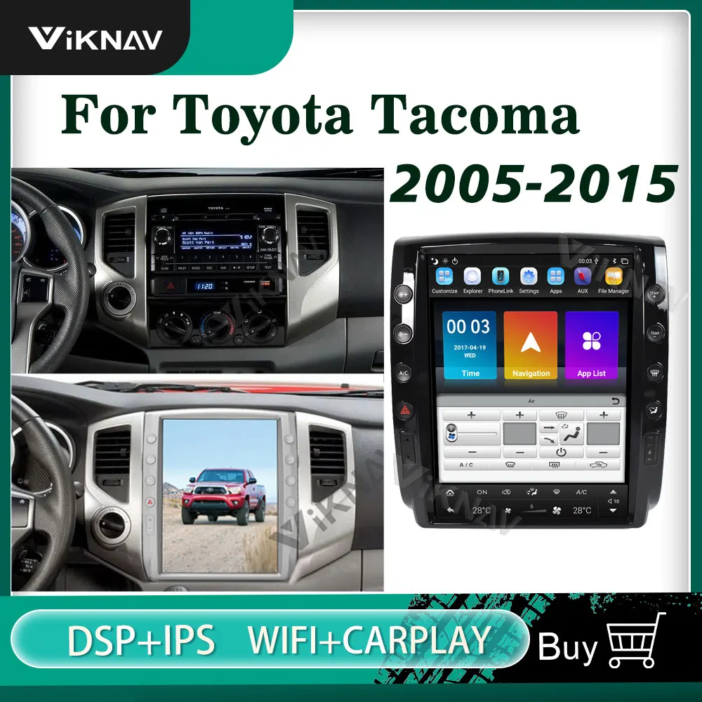 Автомагнитола 12 1 дюйма 64 ГБ для Toyota Tacoma 2005-2015 Android 1080P HD навигация - Цена: 51528.46