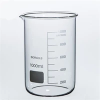 1000ml glass beaker low form new chemical lab glassware