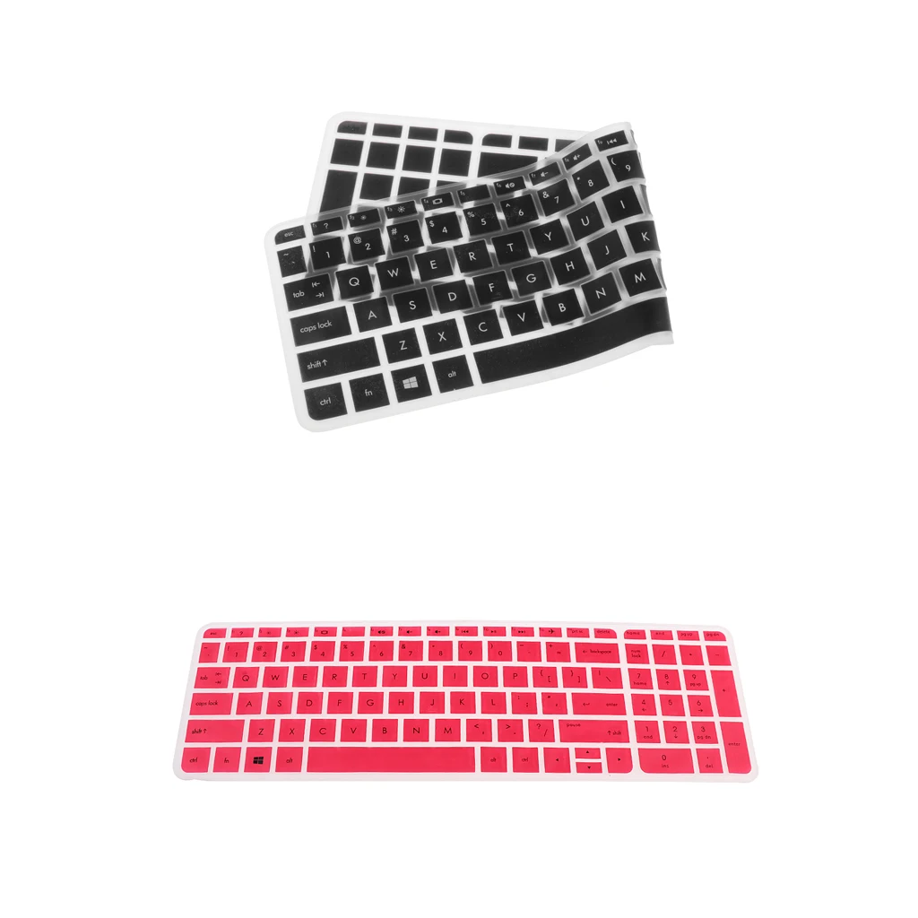 2 шт. ультра тонкая силиконовая накладка для клавиатуры протектор ноутбука HP Pavilion