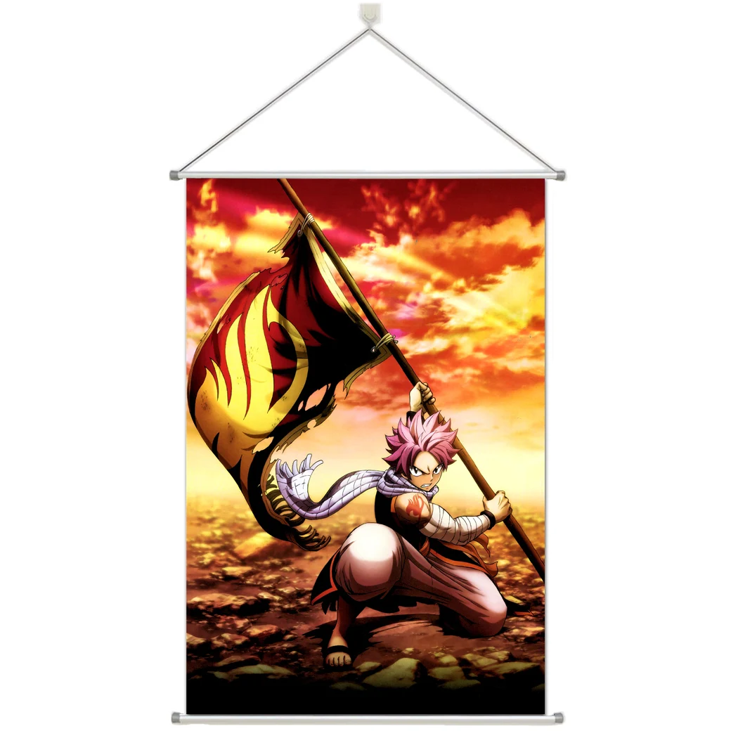 

Anime Fairy Tail Prsonalize Customer Made Alloy Fabric Wall Poster Scroll 60x90cm 24x36inches
