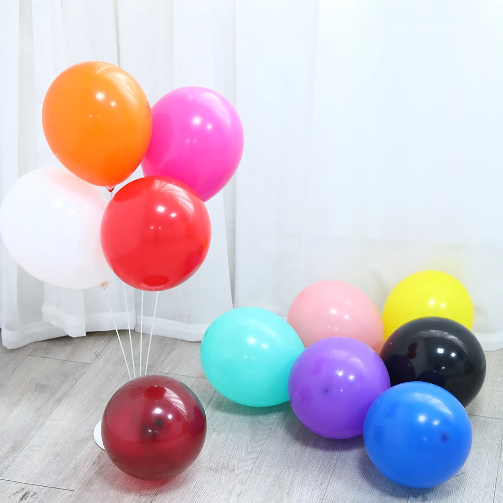 Матовые латексные шарики 30 шт. 10/12 дюймов розовые синие красные зеленые для бейби
