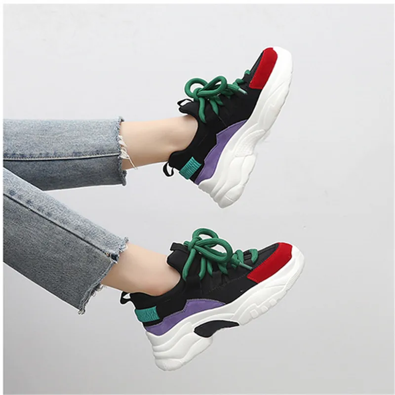 Женские сетчатые дышащие кроссовки RASMEUP удобные повседневные на толстой подошве