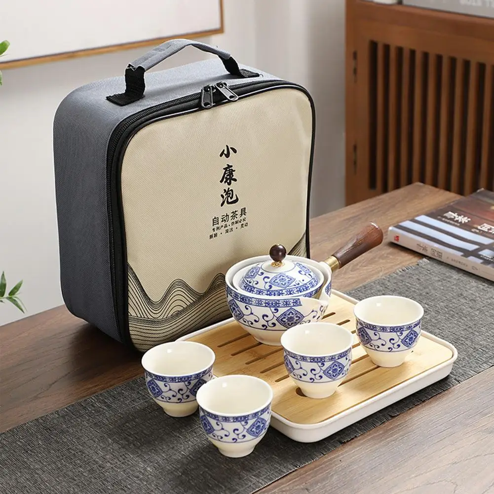 Чайный сервиз китайский чайный Gong Fu чайные наборы портативный с вращением на 360