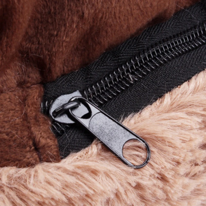 Зимняя Теплая Флисовая кровать для собак и кошек круглые кровати маленьких