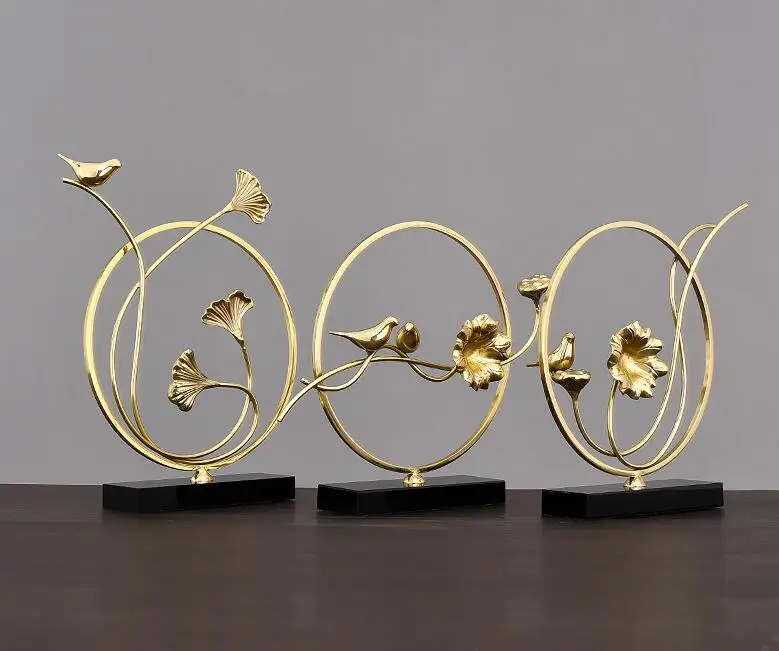 Медные украшения для гостиной крыльца винный шкаф книжная полка Креативные