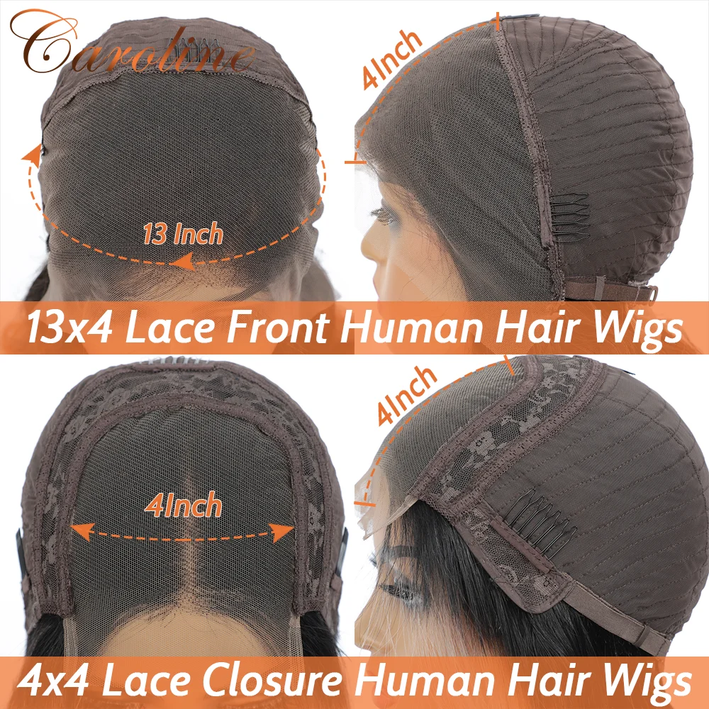 

Highlight Wig Colored Lace Front Wigs Human Hair Straight Frontal Wig 180 Density13X4 Pre Plucked Straight Lace Front Wig