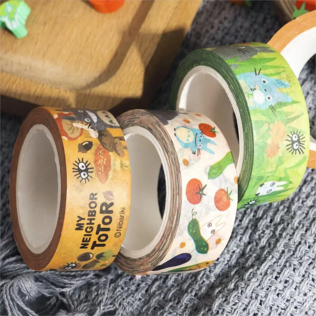 

Kawaii Cartoon Totoro Washi Tape set cute Decorative Adhesive Tape DIY Scrapbooking Sticker Label Stationery