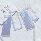 Фиолетовый складной чехол для телефона, цветной лазерный защитный чехол из мягкого ТПУ, противоударный чехол для Samsung Galaxy Z Flip Fold 2 3