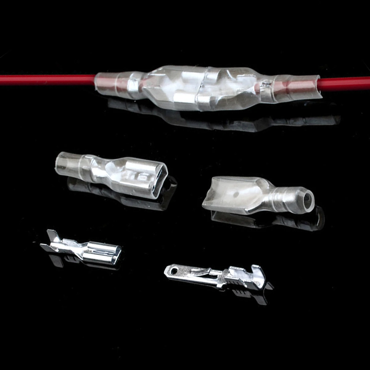 100 шт./50 пар штекерных/гнездовых электрических проводов коннектор 2 8/4 8/6 3 мм