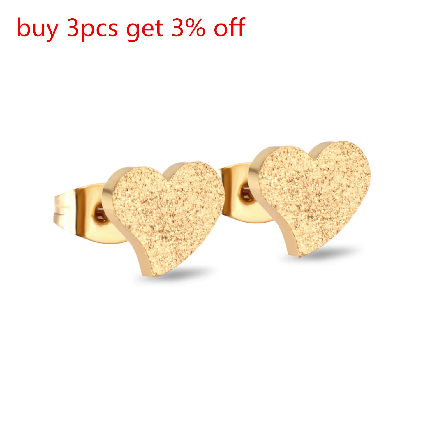 3 пары серьги-гвоздики из нержавеющей стали | Украшения и аксессуары