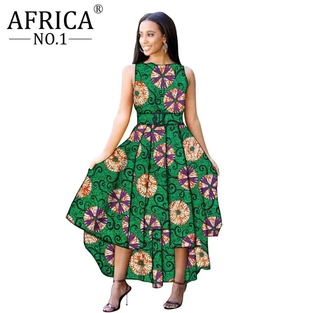 

Элегантные вечерние платья в африканском стиле Анкара Женская одежда с поясом модная пикантная обувь с ремешком в винтажном стиле; Повседн...