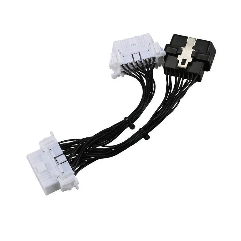 Автомобильный диагностический прибор OBD2 точка-удлинитель 15 см - купить по