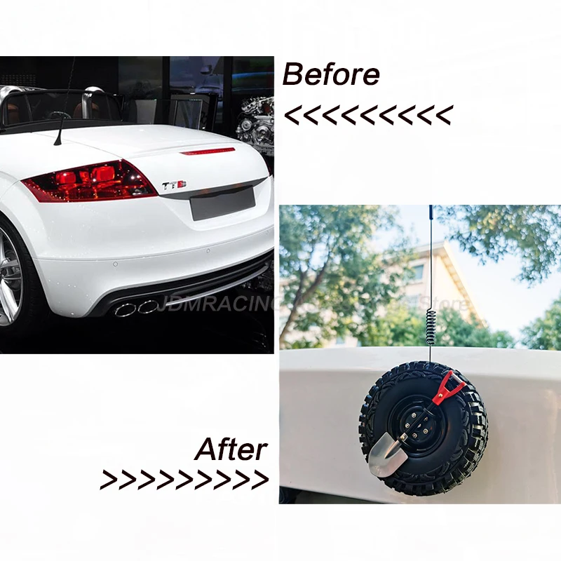 Автомобильный декор в форме запасной шины автомобильный Декор мачта колеса