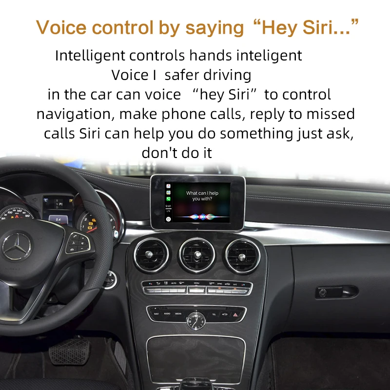 Sinairyu беспроводной Apple Carplay для Mercedes A B C E G CLA GLA GLC S класс автомобиль играть Android