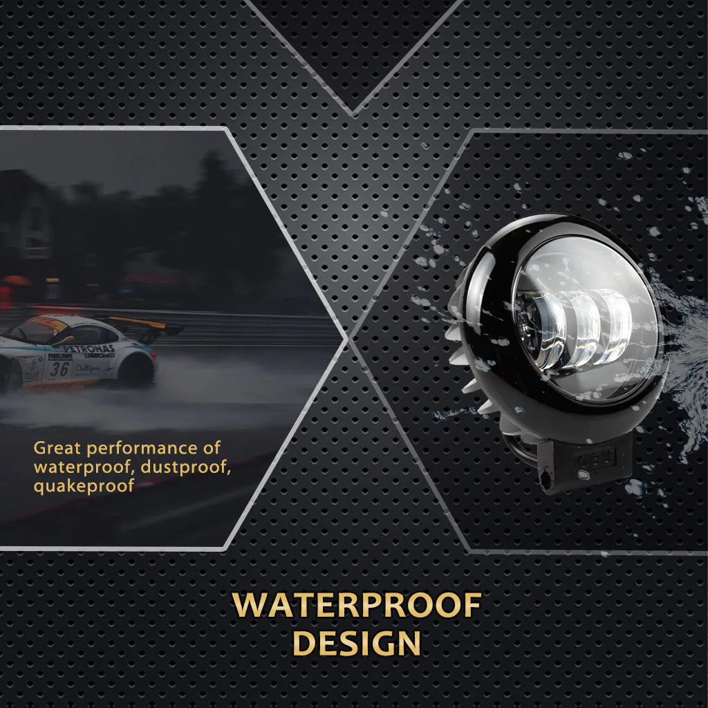 Новые 4 дюйма 30 Вт круглый Водонепроницаемый светодиодный Ангельские глазки