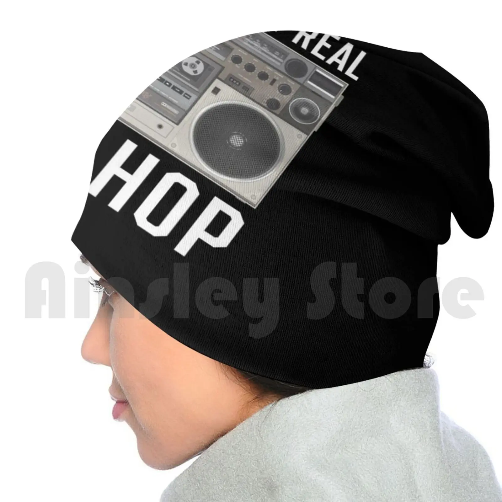 Реальный в стиле хип-хоп с изображениями музыкальной рэп шапочка для