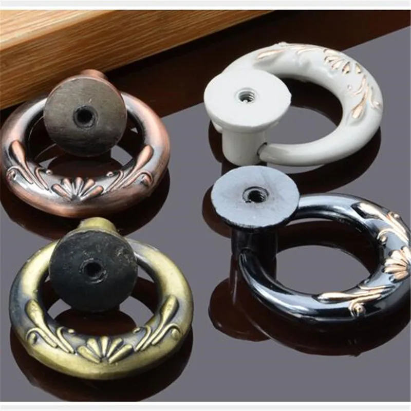 Европейские классические ручки шкафа ящика выдвижные кольца дверное кольцо для