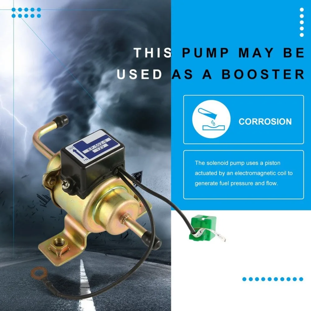 

New 12V Auto Car Gas Diesel Electric Fuel Pump 5PSI External Electronic Pump EP500 Low Pressure for TOYOTA for NISSAN for Mazda