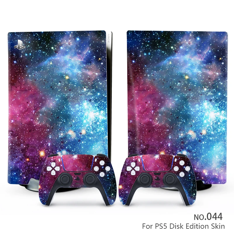 

Starry Style PS5 Disc Edition Skin Sticker for Playstation 5 Console & 2 Controllers Decal Vinyl Protective Skins Style