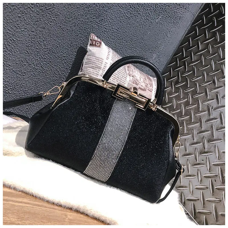 Новая мода pu Ms. Boston сумка через плечо сумка из конского волоса сумка через плечо bolsa