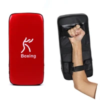 pu leather punching boxing kick punching bag boxing pads shield karate tkd foot target focus pad sand bag training tool