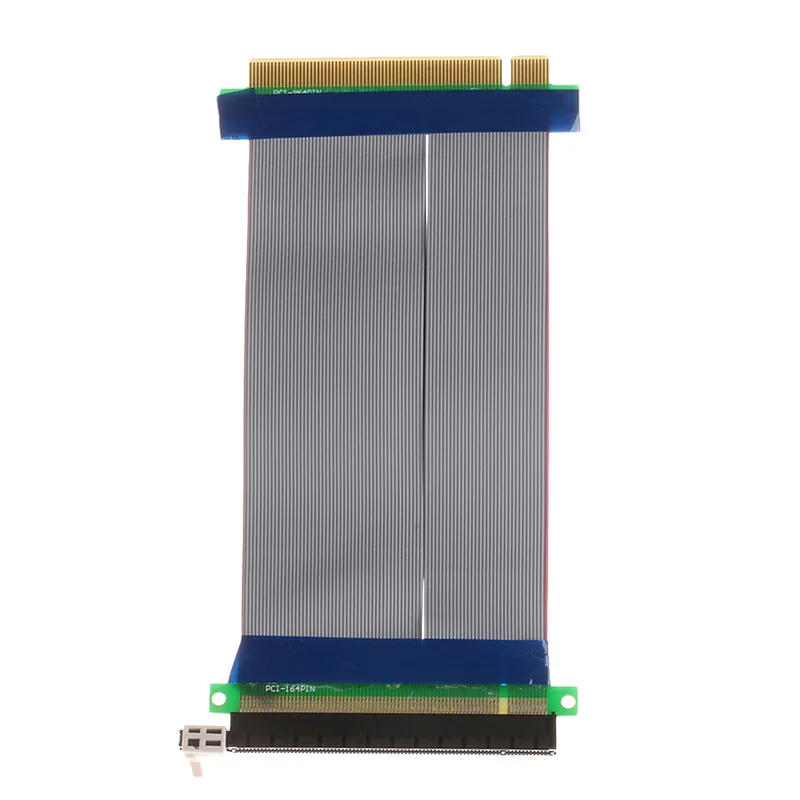 

PCIe 16X PCI Express PCI-E 16X to 16X Riser Extender Card Adapter Flexible Cable