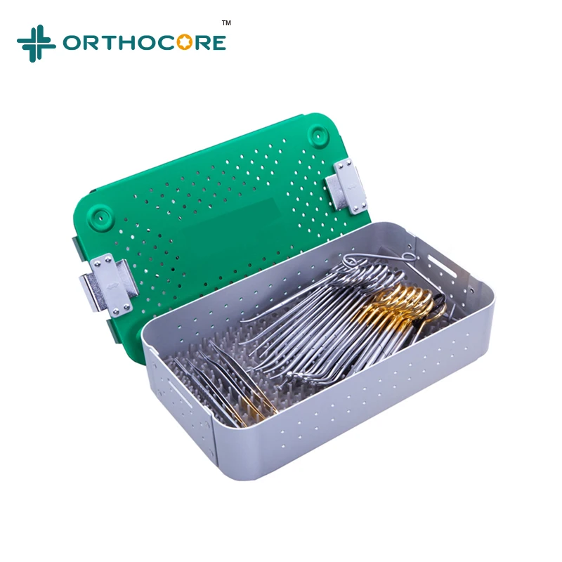 Kit de instrumentos quir&uacute;rgicos de tejido suave, instrumentos ortop&eacute;dicos veterinarios-0