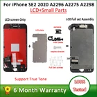 100% протестированный полный экран для iPhone SE2020 SE2 2020 A2296 A2275 A2298, ЖК-экран с дигитайзером и маленькими деталями, полный комплект в сборе