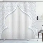 В этническом стиле душ Шторы декоративные Марокко в народном стиле с узором в стиле ретро Ближнего Востока вдохновили мотивы печать изображения Ванная комната Шторы s Декор